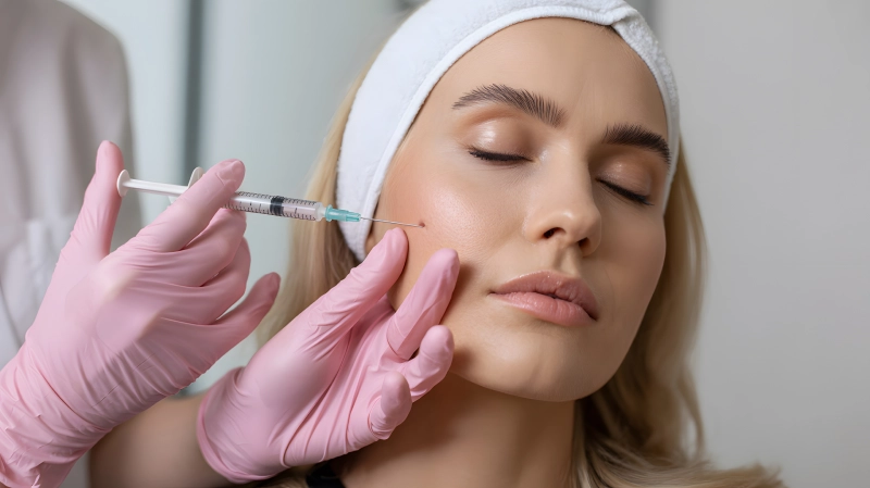 PRP Derma Gel treatment for under-eye hollows as a natural alternative to dermal fillers for brighter, refreshed-looking eyes